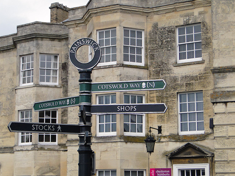 Walkers signpost in Painswick
