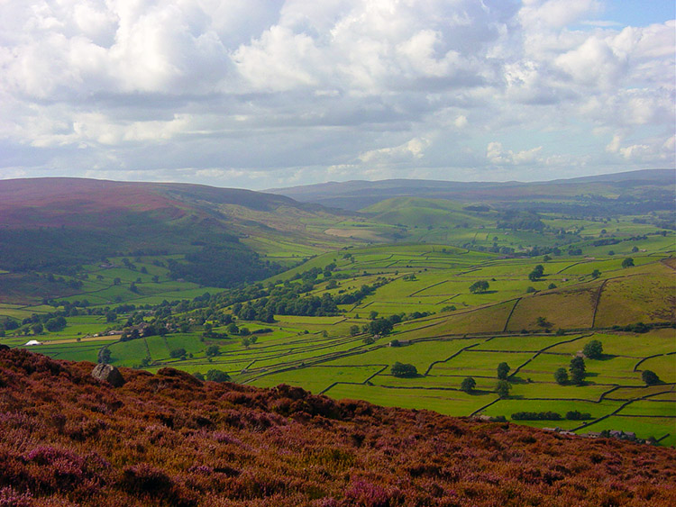 The view west from Simon's Seat