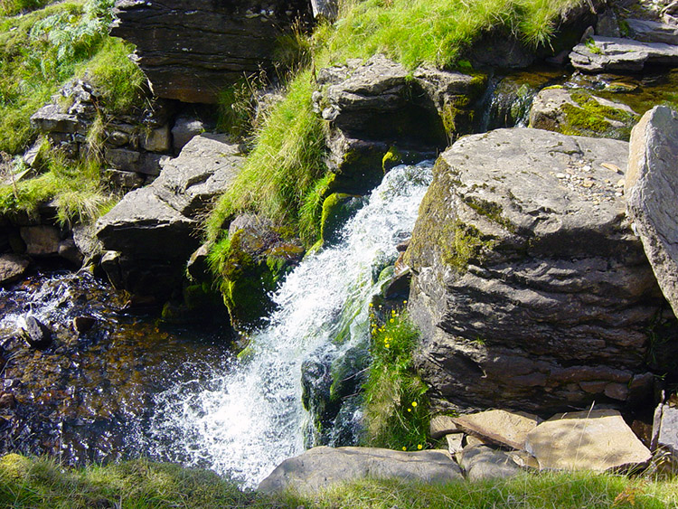 Waterfall in Swinner Gill