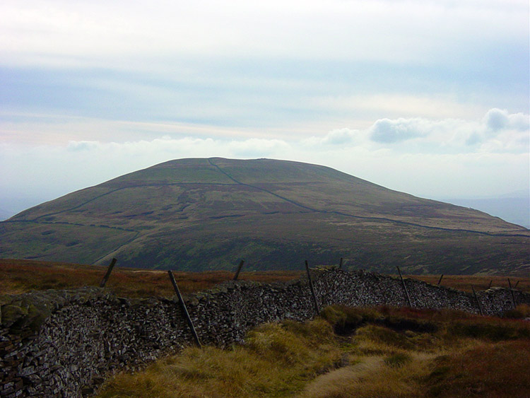 The view to Pen-y-ghent from Plover Hill