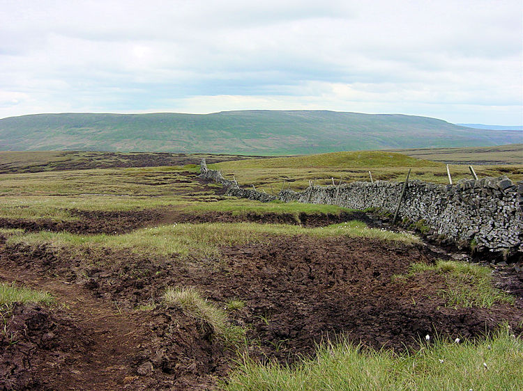 The terrain of Buckden Pike