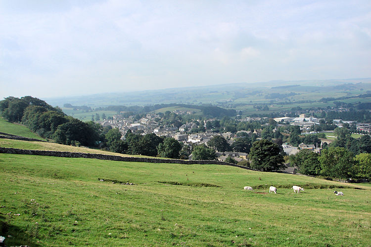 Settle is a view to behold from the high fells