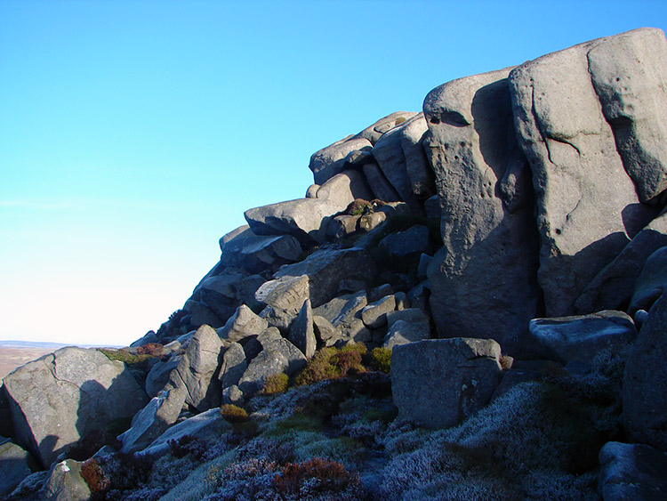 The north facing aspect of Simon's Seat