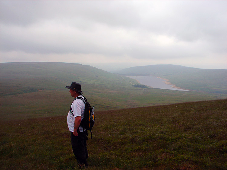 Ray takes in the view from Little Whernside