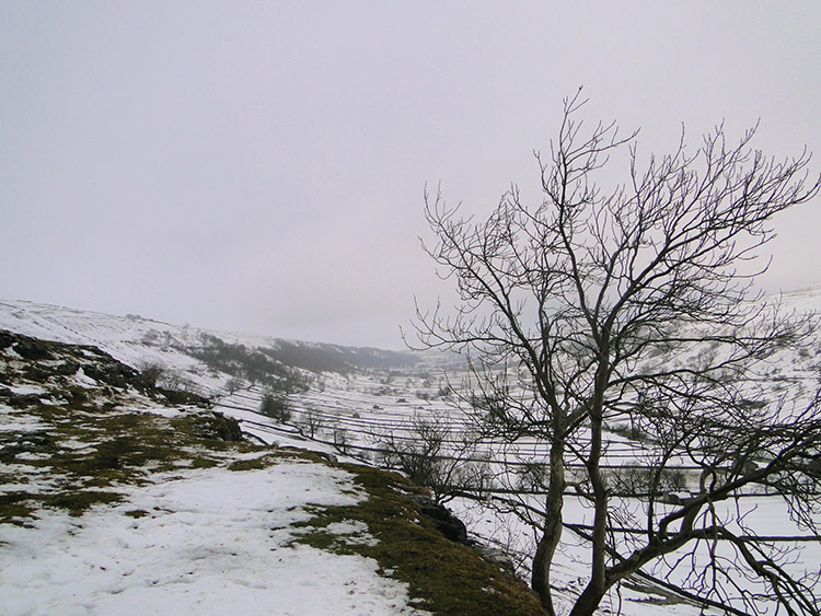Snow covered Upper Wharfedale