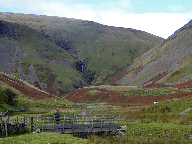 Viewing Cautley Spout from Low Haygarth