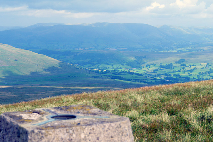The Howgill Fells as seen from Crag Hill