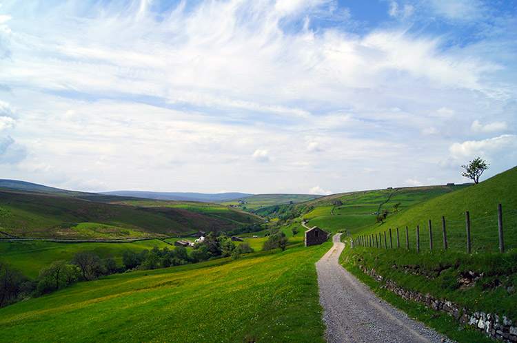 Following the Pennine Bridleway at East Stonesdale