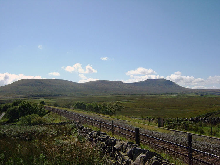 View of Ingleborough from Blea Moor