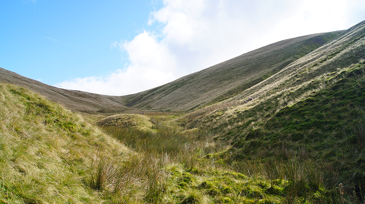 Climbing up Leath Gill