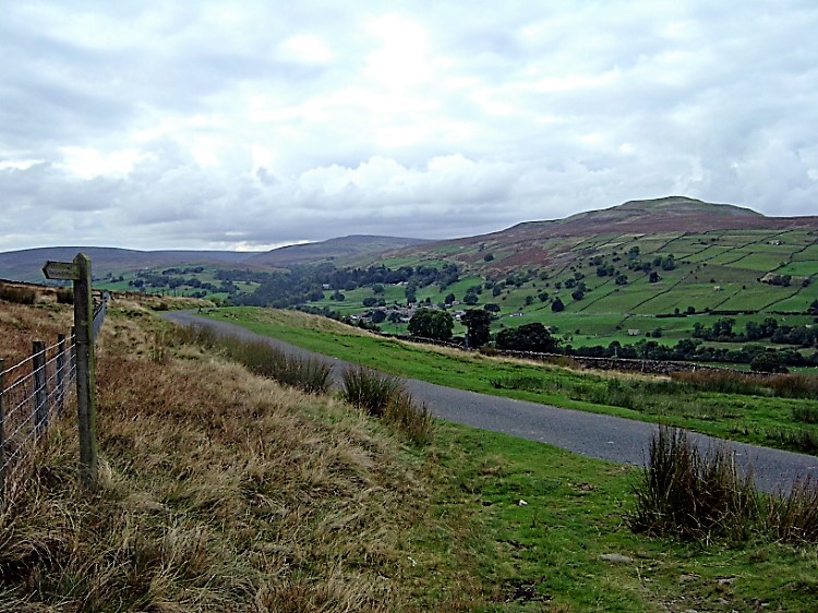 View from Calver Hill from Harkerside