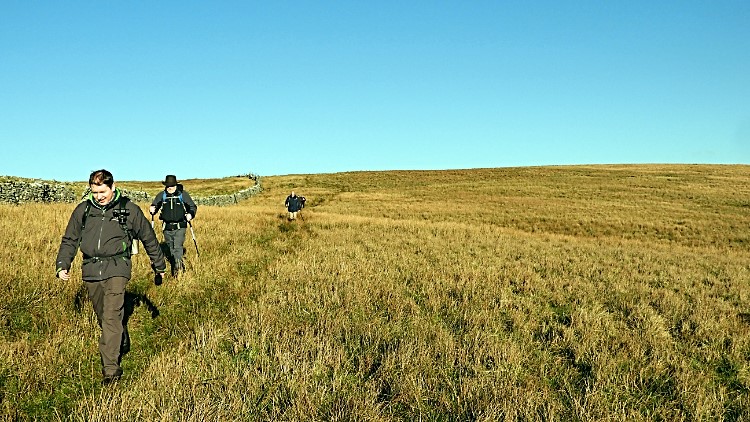 Tracking down Out Moor to the road