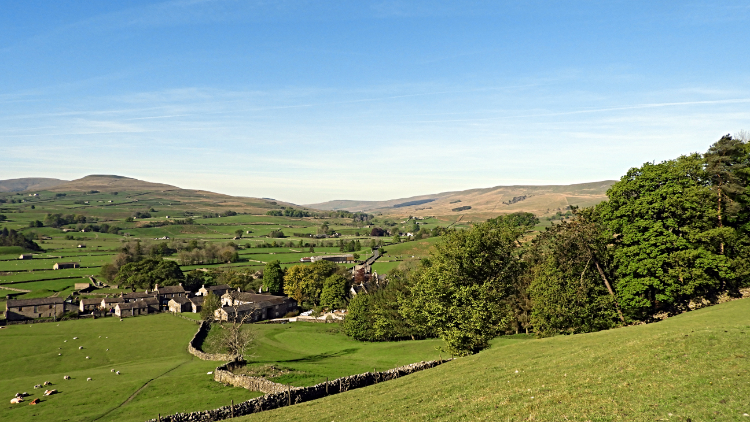 View to Hardraw from Simonstone Hotel