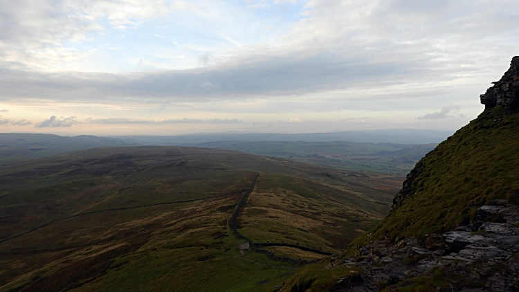 View south-east to Fountains Fell