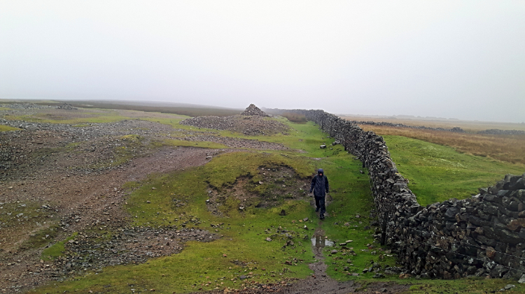 Disused mine workings on Fremington Edge