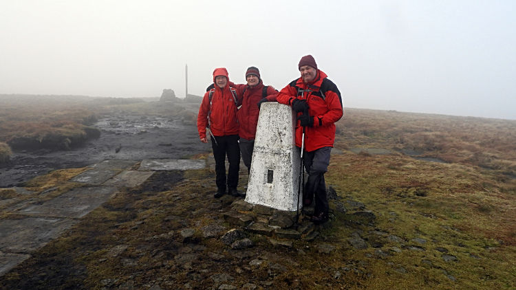 Buckden Pike summit trig point