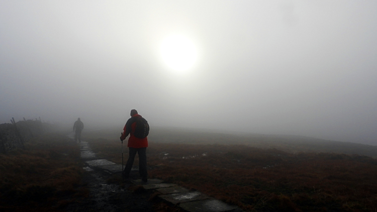 Heading off through the cloud