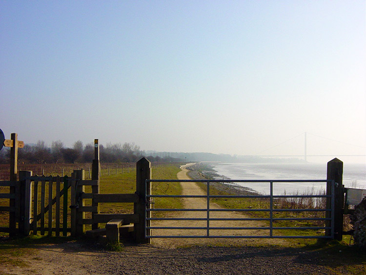Leaving the Humber near North Ferriby