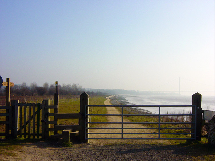 Leaving the Humber near North Ferriby