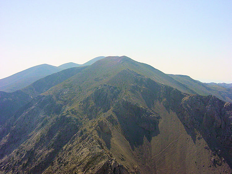 View from the summit of Gingilos