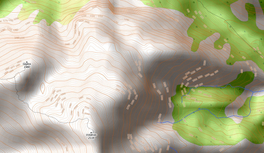 Map of the Monte Grona Area