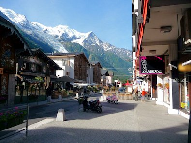 Early morning in Chamonix