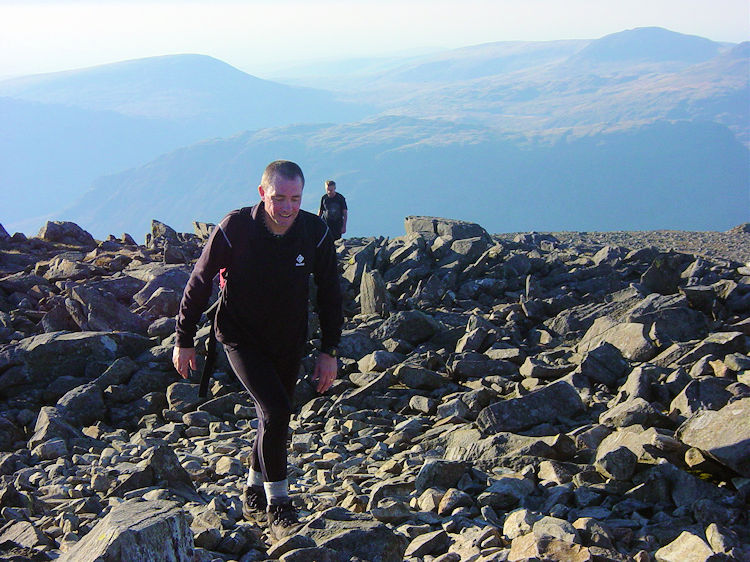 Walking to the summit of Scafell Pike