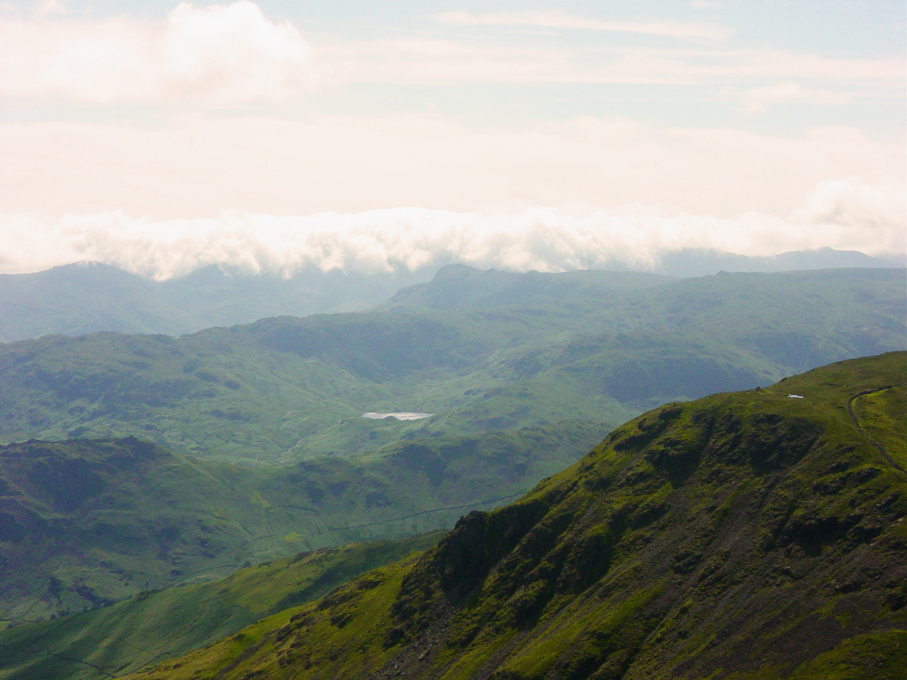 Lake District view from Fairfield Brow