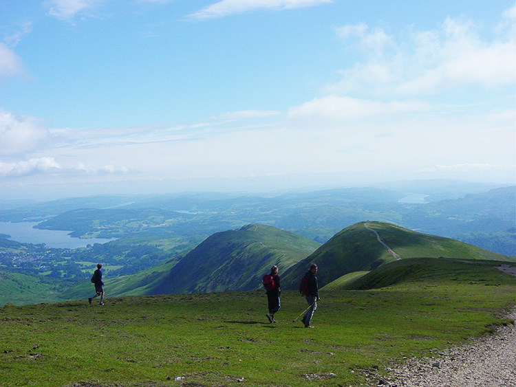 Enjoying the stunning views