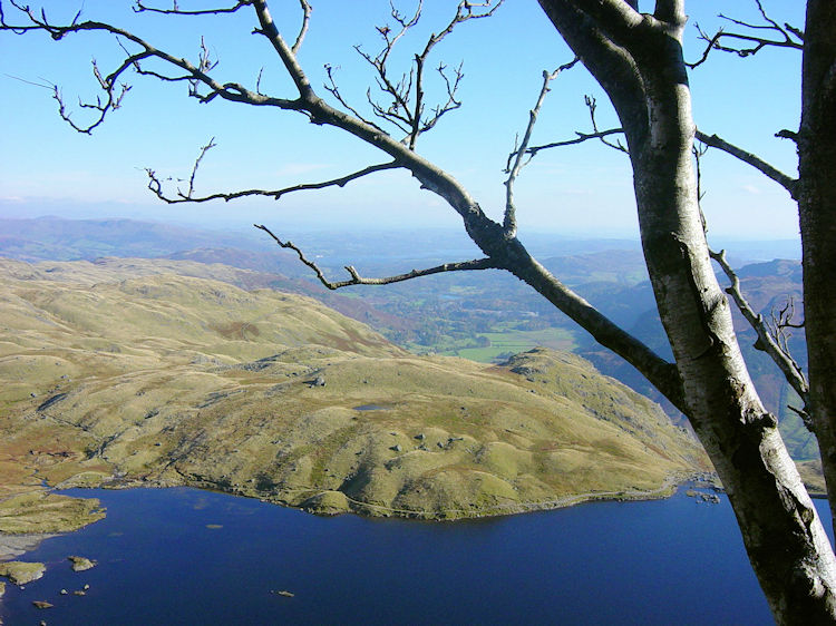 Looking down from Jack's Rake