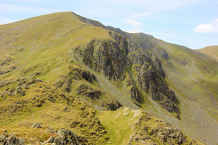 Looking from Dalehead Tarn to Dale Head