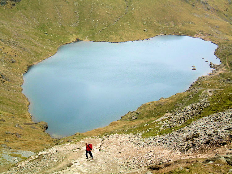 Climbing to Coniston Old Man