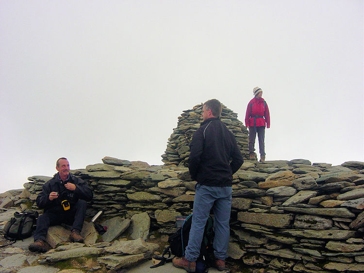 Resting at the summit of the Old Man