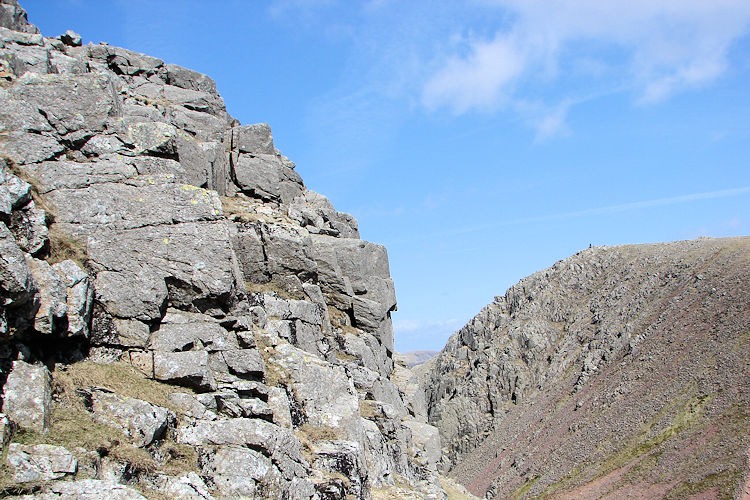 Looking from Gable Crag to Kirk Fell