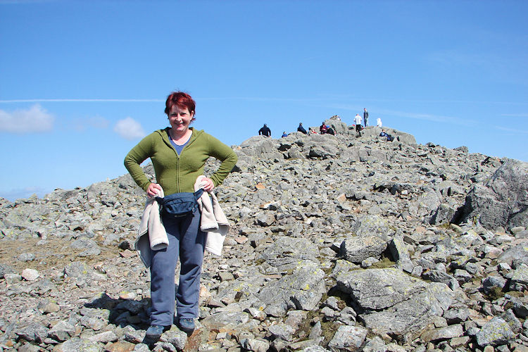 Done it. On the summit of Great Gable