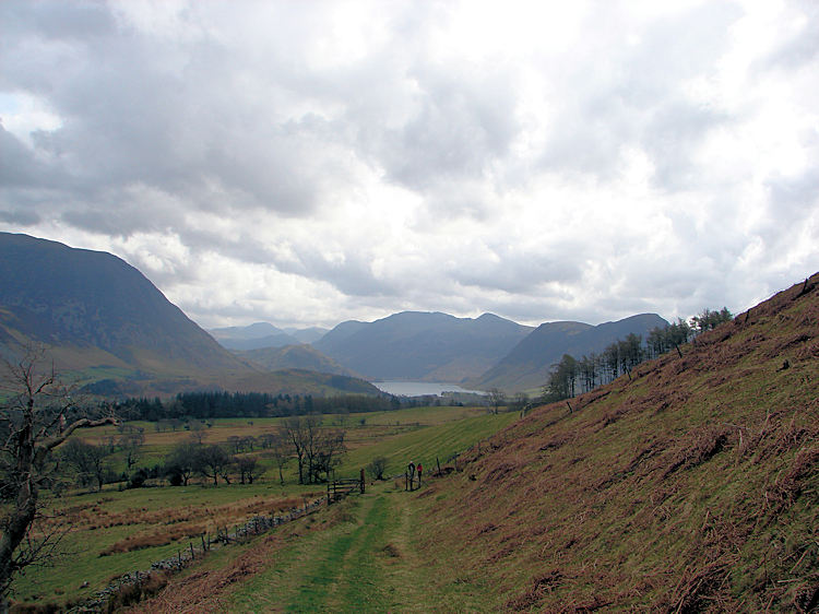 Coming off the fell