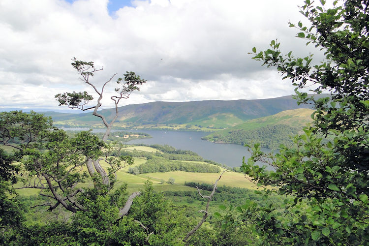 Looking at Ullswater from Memorial Seat