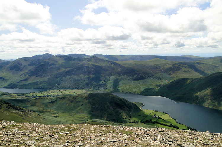 Grasmoor view to Crummock Water and Buttermere