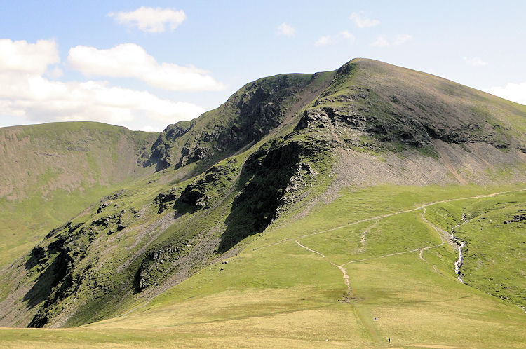 Looking back to Crag Hill from Coledale Hause