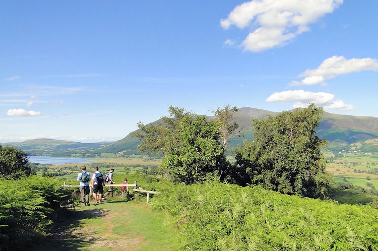 View to Skiddaw and Bassenthwaite Lake