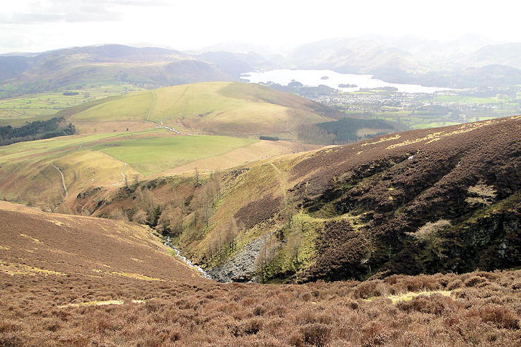 The White Beck gully