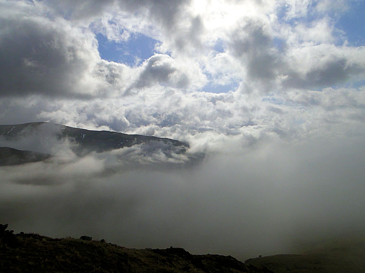 Cloud lifting from Dunmail Raise