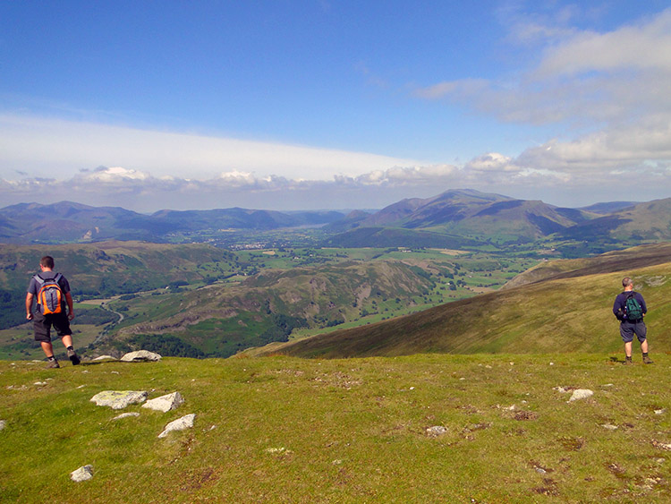 The view north west from Great Dodd to Allerdale