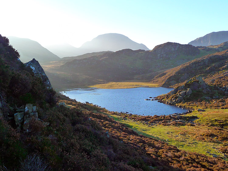 Blackbeck Tarn with Great Gable looming