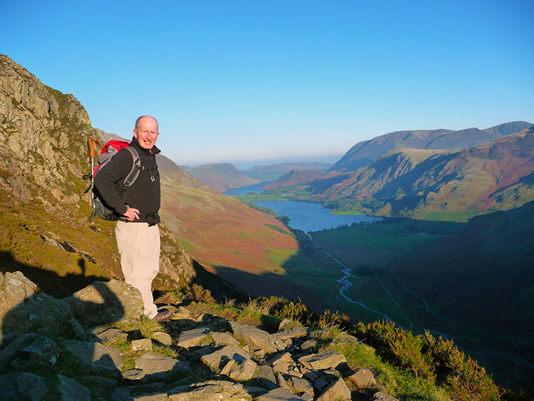 Taking it all in above Crummockdale