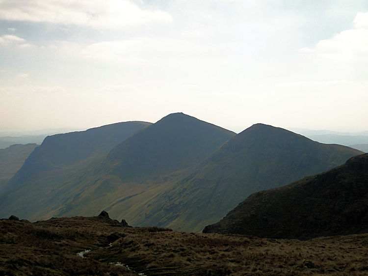 The Kentmere west ridge as seen from High Street