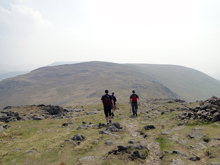 The bridge between Hart Crag and Dove Crag