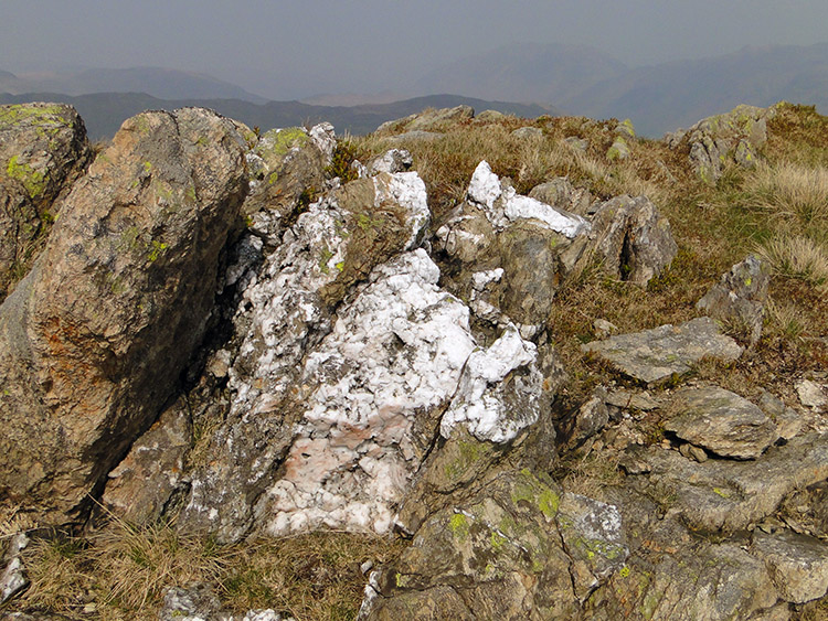 Marbled stone on Little Hart Crag