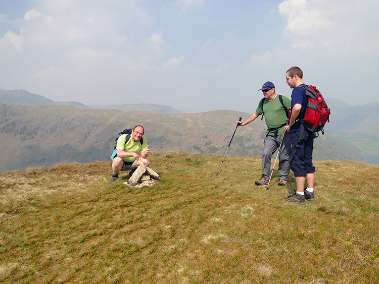 The huge cairn on High Hartsop Dodd!