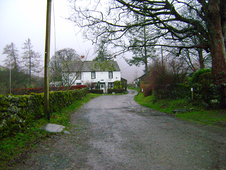 Following the track from Mungrisdale